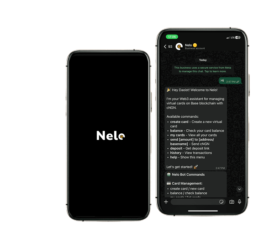 Nelo - Crypto payments in WhatsApp